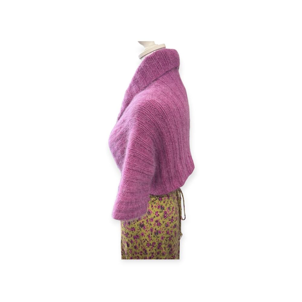 Betsey Johnson Vintage Y2K 90s shrug angora - Picture 2 of 7